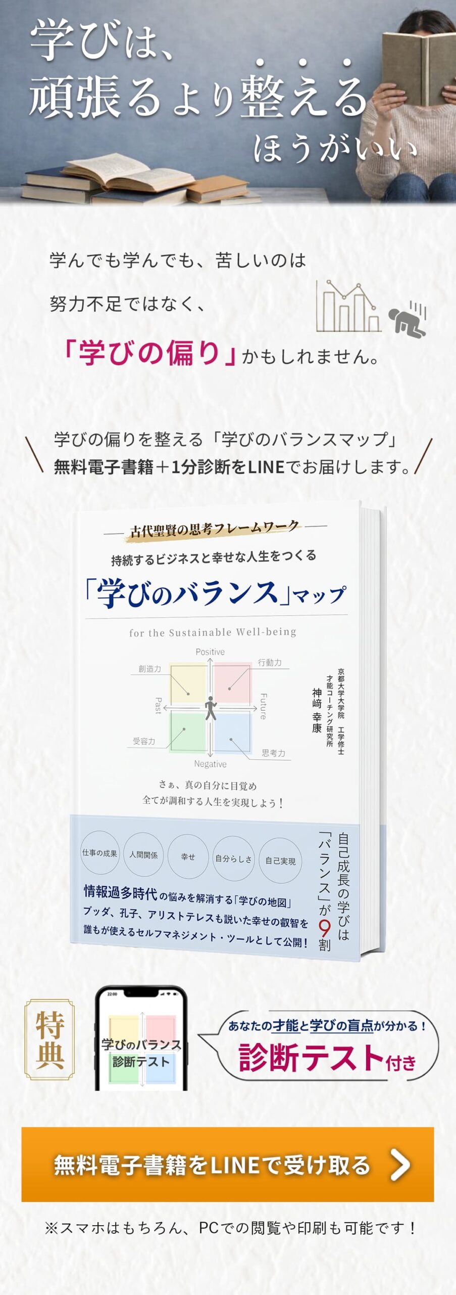 学んでも学んでも、苦しいのは努力不足ではなく、「学びの偏り」かもしれません。学びの偏りを整える「学びのバランスマップ」