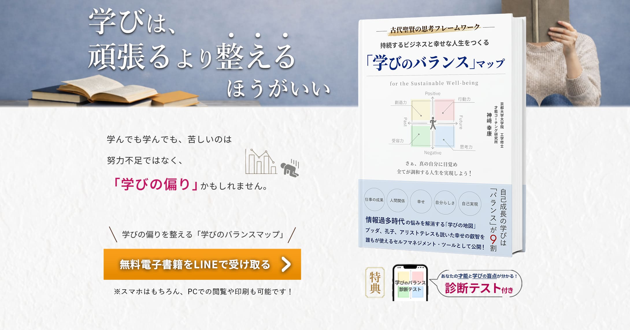 学んでも学んでも、苦しいのは努力不足ではなく、「学びの偏り」かもしれません。学びの偏りを整える「学びのバランスマップ」